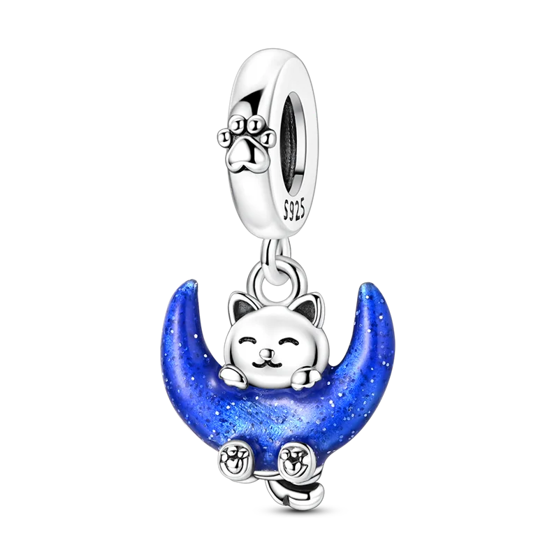Flugzeug-Charm, 925er Silber, Original-Zirkon, Kleeblatt, Avocado, Charms, Perle, passend für Armbänder, DIY-Schmuck für Frauen, Hochzeitstag, Geschenk
