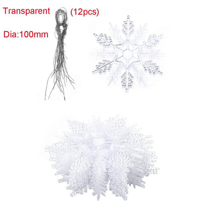 12pcs 7,5 cm Gold pulver Schneeflocke für Weihnachten charmante weiße Weihnachts baum Dekor Weihnachts feier Urlaub Weihnachts schmuck Wohnkultur