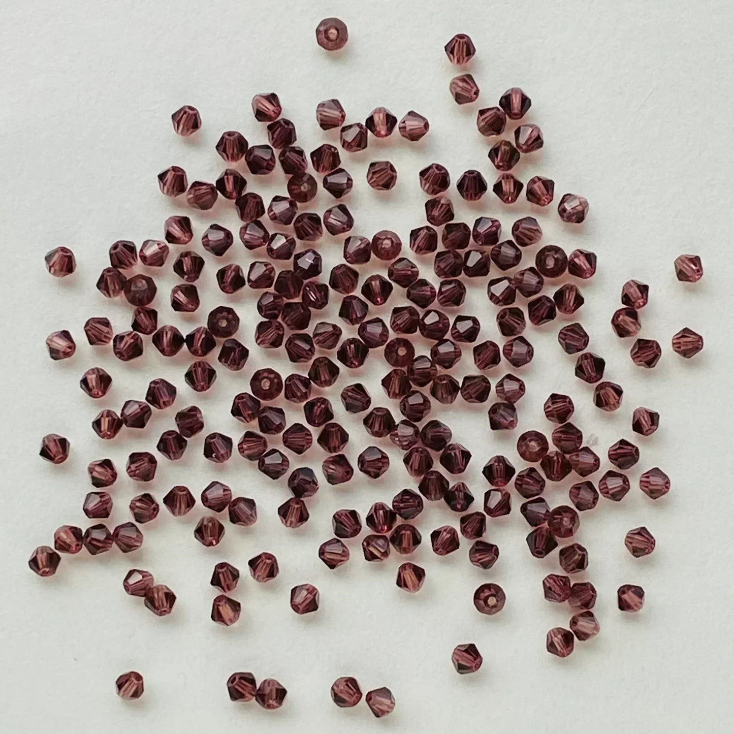 100pcs 4mm glänzende facettierte österreich Kristall perlen Bicone Perlen lose Spacer Perlen für Schmuck machen DIY Armband Halskette Anhänger