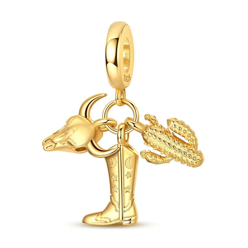 Charms-Perlen aus 925er-Sterlingsilber, Golden Retriever PuppyThe Whale, kann geöffnet und geschlossene Perlen, passend für DIY-Armbänder, edler Schmuck