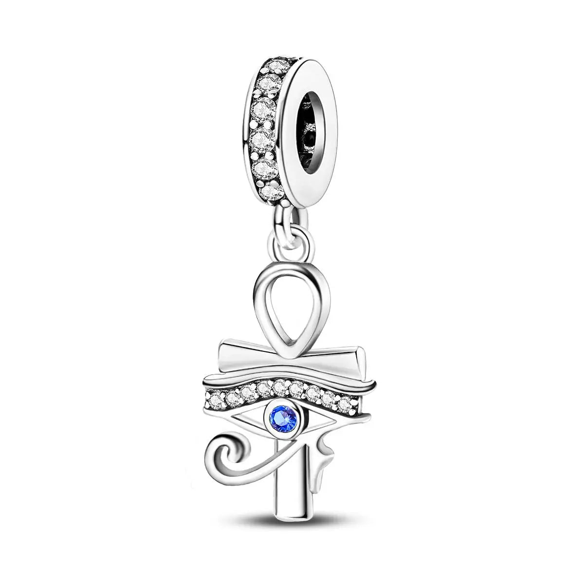 Versilberte Katzenpfote, Zauberwürfel, Blumen-Charms, Anhänger, passend für Original-Armbänder, DIY-Modeschmuck