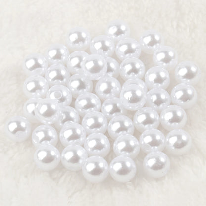 4mm 6mm 8mm 10mm Runde Imitation Perle Perlen Bunte Lose Kunststoff Acryl Spacer Perlen Für schmuck Machen Diy Armband Halskette