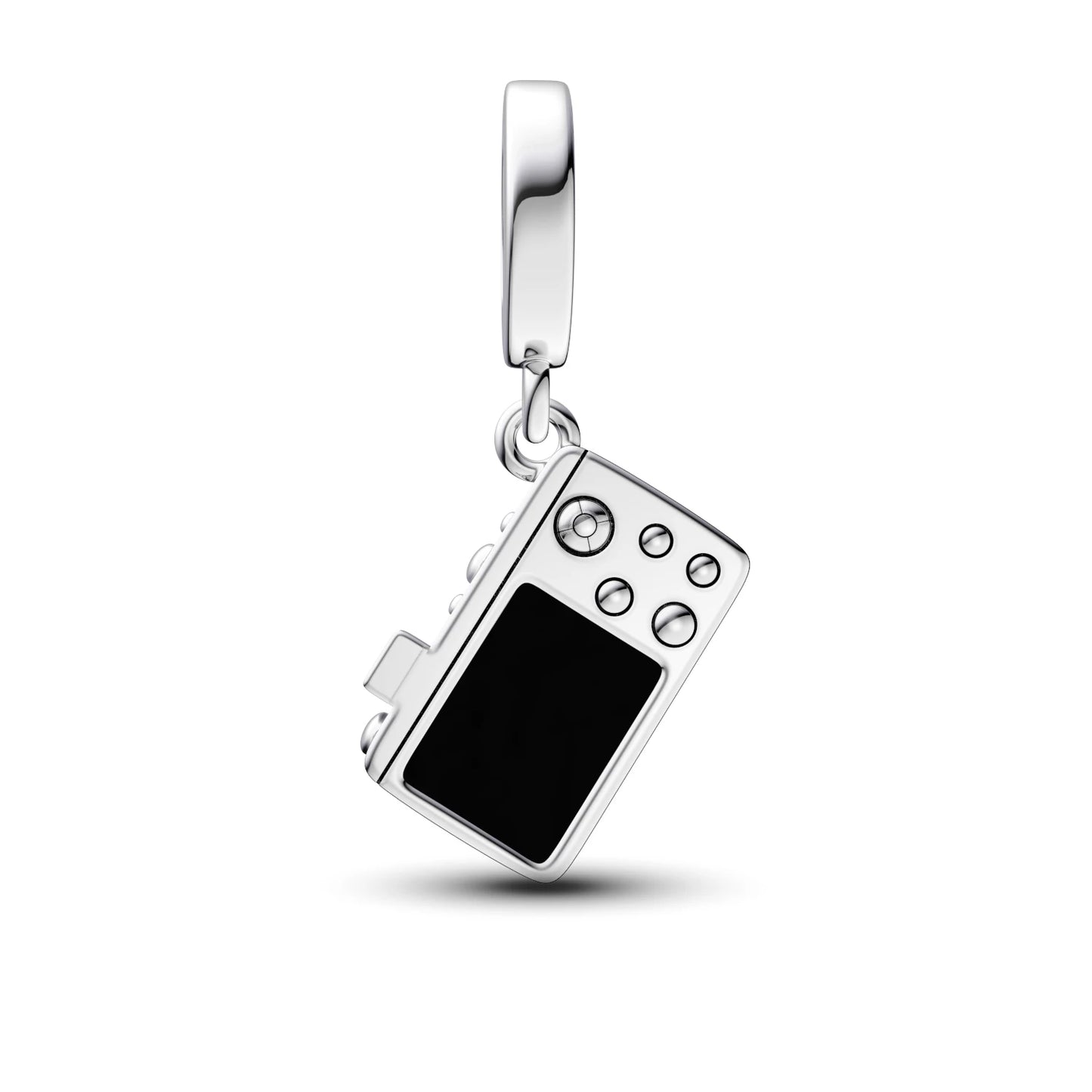 Manyilus Vintage-Kamera-Charm, 925er Sterlingsilber, Fotografie-Schmuckanhänger für DIY-Original-Armband, Retro-Erinnerungsgeschenk