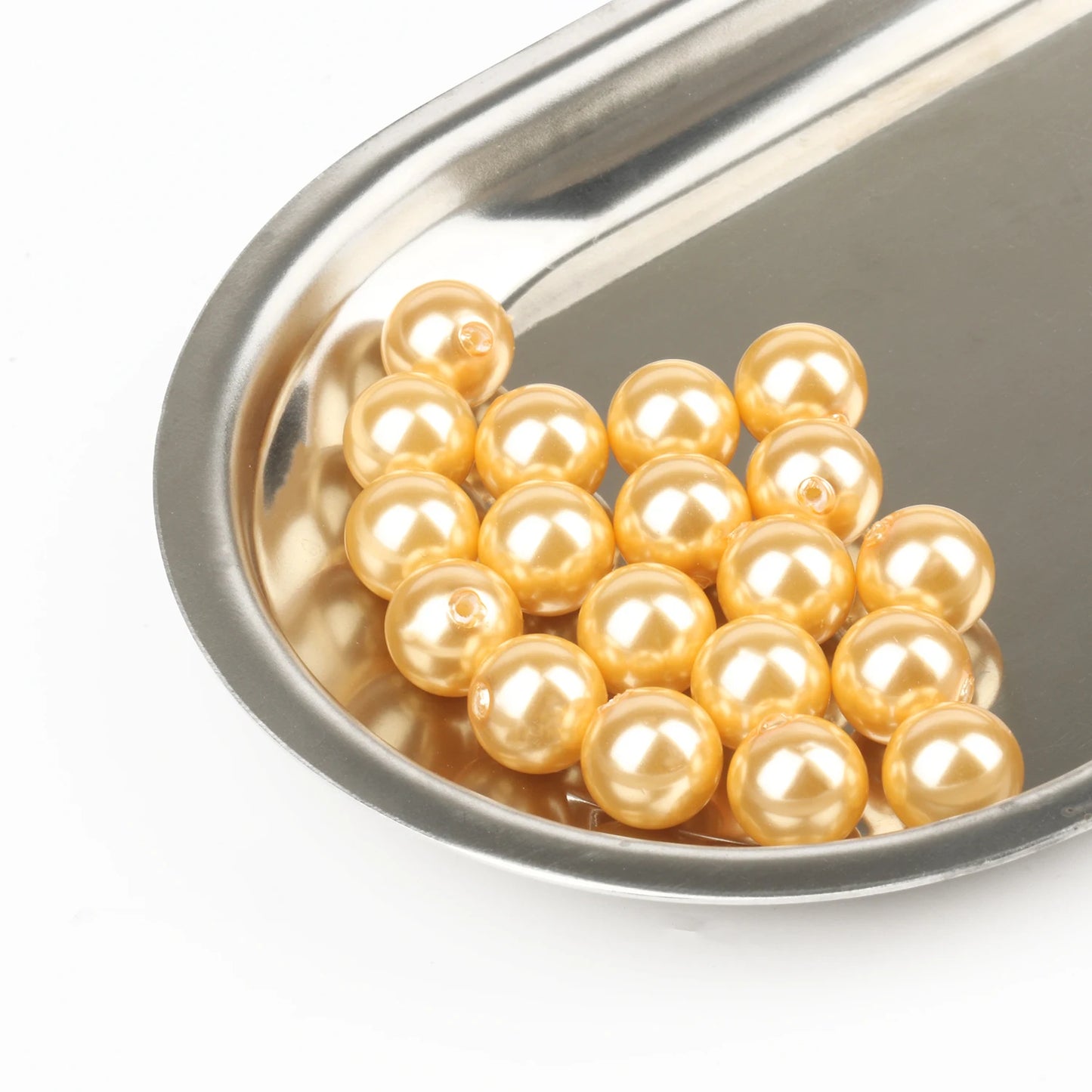 Großhandel 5 stücke Natürliche Shell Perle Perlen 6mm 8mm 10mm 12mm Runde Lose Perlen Gebohrt Halb loch Perlen Für Ohrring Schmuck Machen