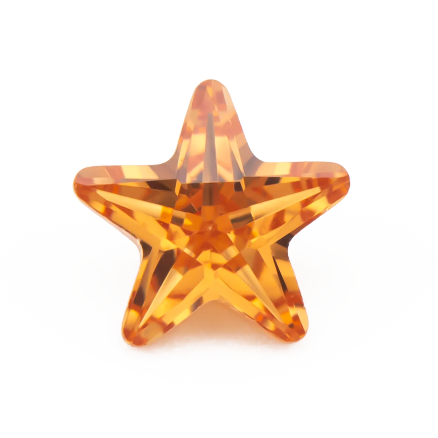 Größe 3x3mm ~ 10x10mm 5A Zirkon Sternform Verschiedene Farben Zirkonia Stein Lose CZ Synthetischer Edelstein für die Schmuckherstellung