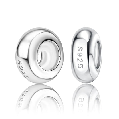 Heißer Verkauf 925er Sterlingsilber, Geburtsstein Juni, Herzperlen und Sonne und Mond, Medaillenanhänger, passend für Armband-Halskette, exquisite Geschenke