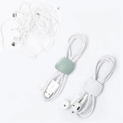 1-20PCS Tragbare Kabel Clips Desktop USB Ladekabel Management Wiederverwendbare Kabel Organizer Draht Halter Protektoren Hause büro