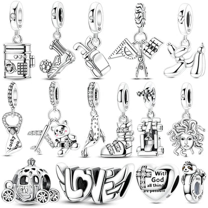 2026 heißer Verkauf 925 Sterling Silber Charms Perle CZ Zirkon Für Immer Liebe Baum Des Lebens Anhänger Fit Original Armband DIY schmuck Geschenk