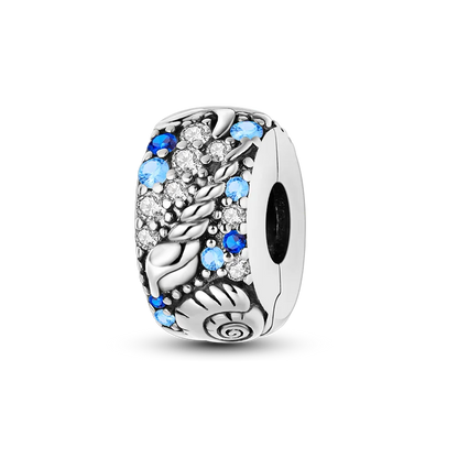 Silberverschluss, 925er-Sterlingsilber, CZ-Pflaster-Clip-Charms, Gänseblümchen-Perlen, Stopper, Sicherheitskette, passend für Original-Armreif, Schmuck-Clip
