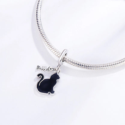 Tier-Serie, 925er-Sterlingsilber, Qualle, Pfau, Schildkröte, Kaninchen, Frosch, Charm, passend für DIY-Armbänder, Halsketten, Geschenke für Kinder