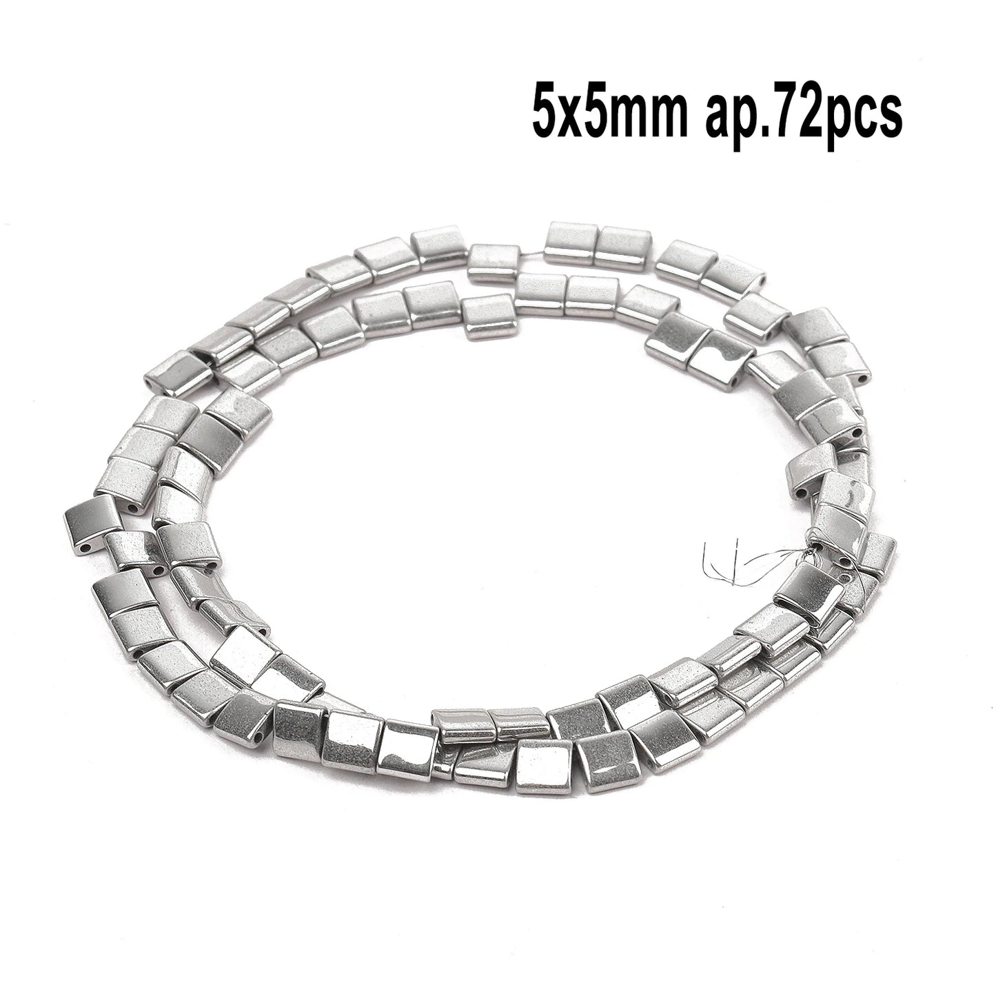 Großhandel AAA Rhodium Hämatit Perlen Charms Herz Stern Rohr Facettierte Runde Unregelmäßige Geometrische Form Perlen Für Schmuck Machen