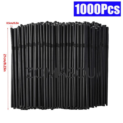 50/3000/5000pcs Trinkhalme bunte Hochzeits feier Milch Tee Bar Küche Cocktail Getränk Stroh nach Hause Cola Stroh Großhandel