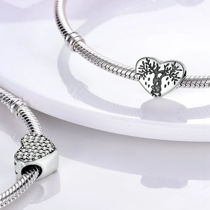 Charms aus 925er Silber, Baum des Lebens, passend für Original-Armbänder, Halsketten, Anhänger, Schmuck, Damen-Geschenk