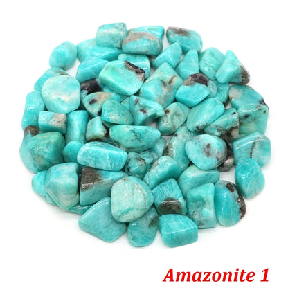 Natürliche Trommelstein-Heilkristalle, Malachit, Amazonit, Chiastolith, Probe, Energie, Mineral, Tank, Aquarium, Garten, Heimdekoration