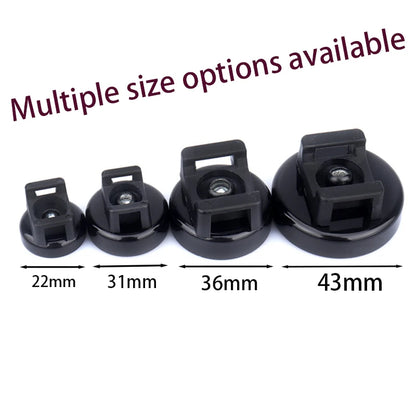 4-8 Stück starke Gummimagnet-Basis, fester Kabelbinderhalter, sattelförmige Kabelbinder-Clips, passende Halterung, Kabel-Organizer, beweglich