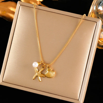 EILIECK 316L Edelstahl Metall Goldene Kette Teardrop Bling Zirkonia Halskette 18K PVD Überzogene Wasserdicht Mode Schmuck Frauen
