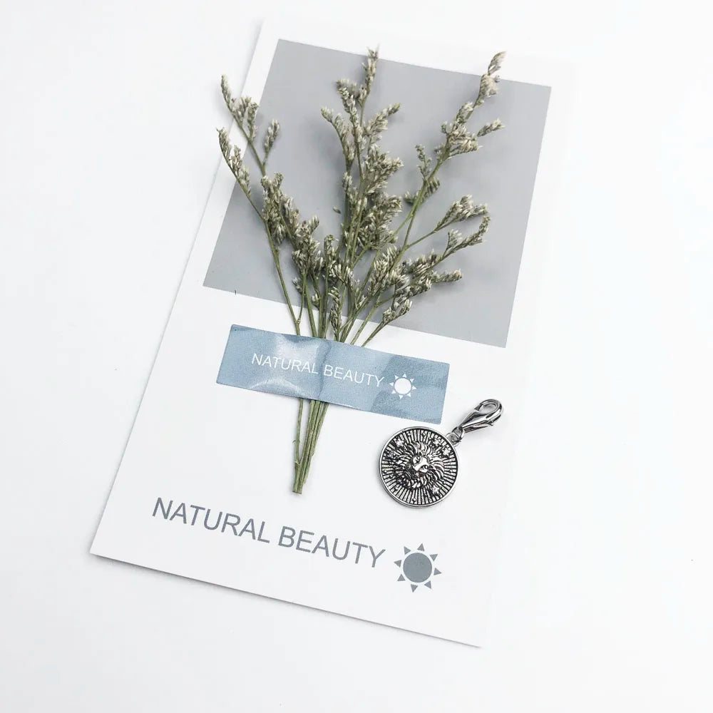 Charm-Anhänger Widder Stier Zwillinge Krebs Löwe Jungfrau Waage Skorpion Sgr Cap Aqu Fische Sternzeichen Vintage Geschenk 925er Sterlingsilber