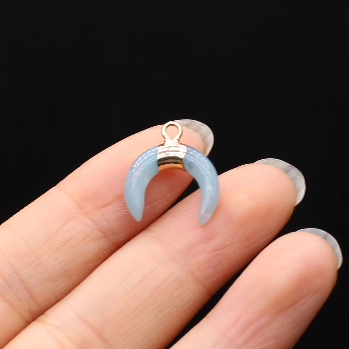 Multishape Natürliche Amazonites Anhänger Charms Natürliche Blaue Stein Stecker für Die DIY Jewerly Halskette Armband Zubehör