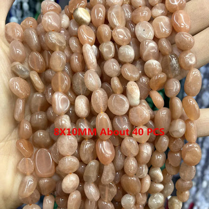 Natürliche Sonnenstein Edelsteine Unregelmäßige Facettierte Rondelle Runde Lose Spacer Perlen Für Schmuck Machen DIY Armband Halskette Zubehör