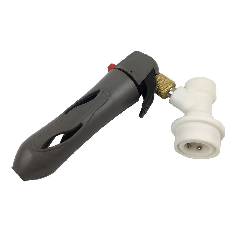 Tragbare Co2 Ladegerät Injektor Ball Lock Gas Trennen Fitting HomeBrew Bier Fässer Fassbier Spender für Party