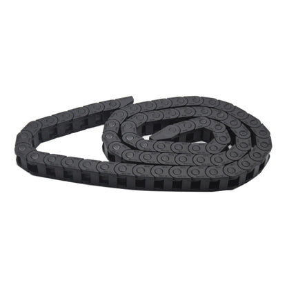 Kabelschutzkette aus Kunststoff 10x10mm 10x15mm 10x20mm 1M Nicht-klappbare offene Schleppkette für Maschinentransmission