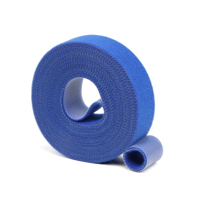 5m/Rolle Kabelbinder 10/15/20/25mm Wiederverwendbare Schlaufenbinder Selbstklebende Nylon-Bänder Organizer-Clip Kabelbefestigungsband Management