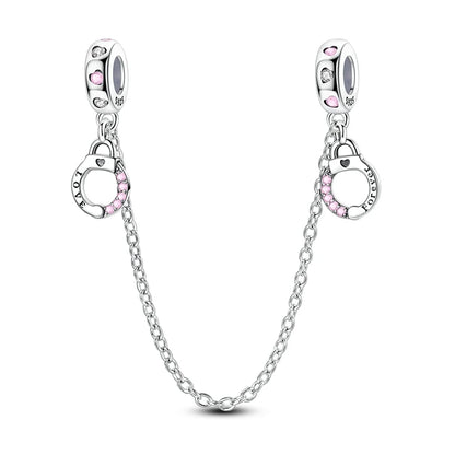 Sicherheitskette Libelle Schmetterling 925er Sterlingsilber Original Marienkäfer Kolibri Charm DIY Schmuckherstellung für Armband Armreif