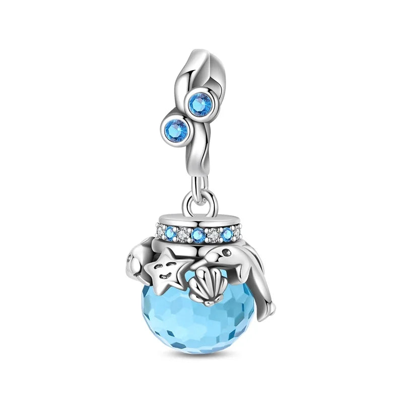 Profound 925 Sterling Silber Parfümflasche Schleife Ballettschuhe Rock Wolke Charm Passend für DIY Armband Halskette Charmante Geschenke