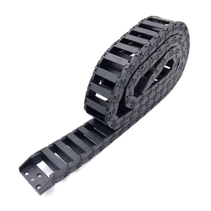 YCHEN 1 Meter 10x11mm 10x15mm 10x20mm 10x30mm Kabelschleppkette für den Außenbereich, Öffnungstanks, Getriebe, Schleppleine