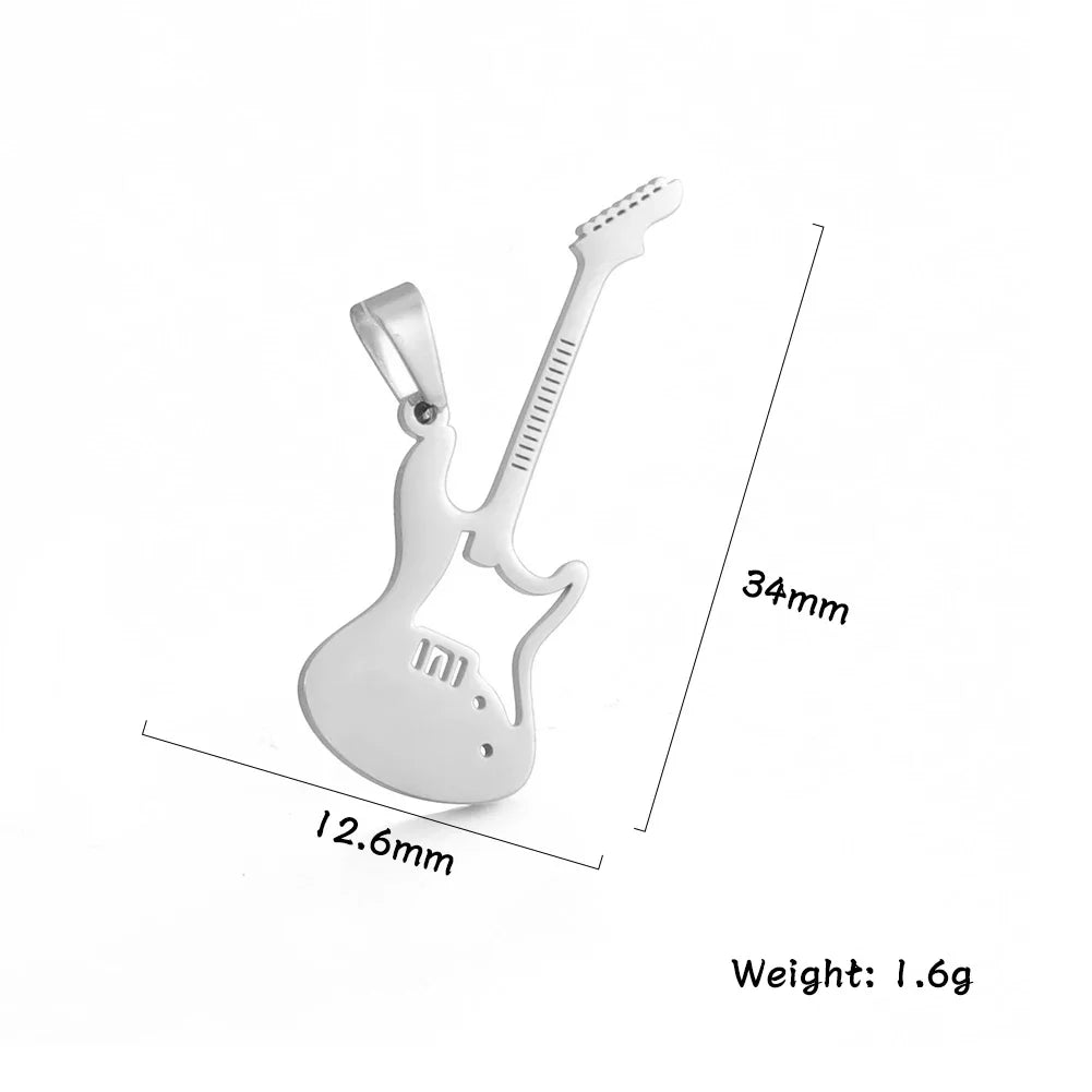 Teamer 5 teile/los Musik Note Musical Instrument Anhänger Edelstahl Charms Für Halskette Armband Herstellung Von Schmuck Großhandel Neue