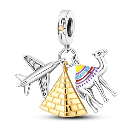 Charms-Perlen aus 925er-Sterlingsilber, Golden Retriever PuppyThe Whale, kann geöffnet und geschlossene Perlen, passend für DIY-Armbänder, edler Schmuck