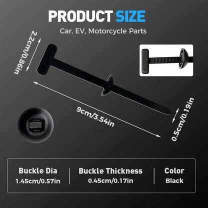 Nylon Universal Kabelbinder Schnalle Heavy Duty Selbstsichernde Nylon Kabelbinder Halter Mehrzweck Kunststoff Kabelbinder Werkzeug