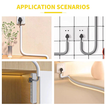1 Rolle langer, selbstklebender Kabelschutz, Kabelabdeckung für Kabel an Wänden, Böden, aus PVC-Material, einfache Installation