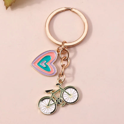 Schöne Bunte Herz Keychain Liebe Schlüsselanhänger Valentinstag Geschenk Schlüssel Ketten für Frauen Mädchen Auto Schlüssel Handtasche Schmuck Zubehör