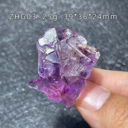 Naturstein Amethyst Skelett Kristall Cluster Mineralprobe Quarz Rohgestein Dekoration Rau poliert Heilung Geschenk