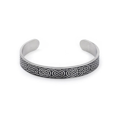 Mode Vintage 316L Edelstahl Viking Rune Armband Männer und Frauen Dominierenden Öffnung Armbänder Biker Amulett Schmuck Geschenke