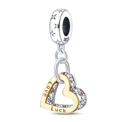 Fit 925 Original Armband 100 % 925 Sterling Silber Glänzende Bunte Zirkon Herz Charms Perlen Exquisite DIY Schmuck Geschenk
