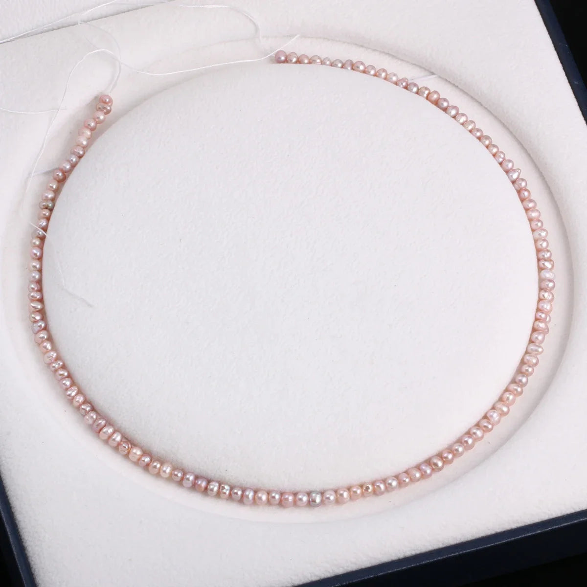 AA 36 cm natürliche Süßwasser-Zuchtperlen, rund, 100 % natürliche Perlen für Schmuckherstellung, DIY-Halskette, Armband, 33 cm