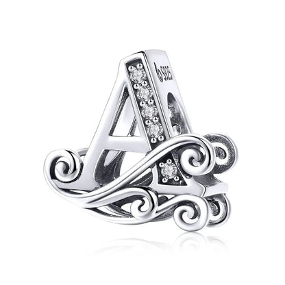 WOSTU Echt 925 Sterling Silber Herz Perlen Blume Retro Muster Charms Anhänger Fit Original DIY Armband Halskette Silber Schmuck