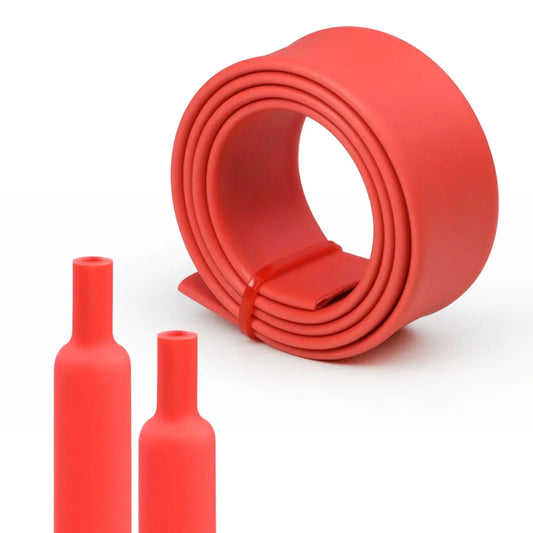 Φ1,6 mm bis Φ50 m Draht-Schrumpfschlauch, rot – Verhältnis 3:1, mit Klebstoff ausgekleidet, rot, wasserdicht, industrielle elektrische Schrumpfschläuche