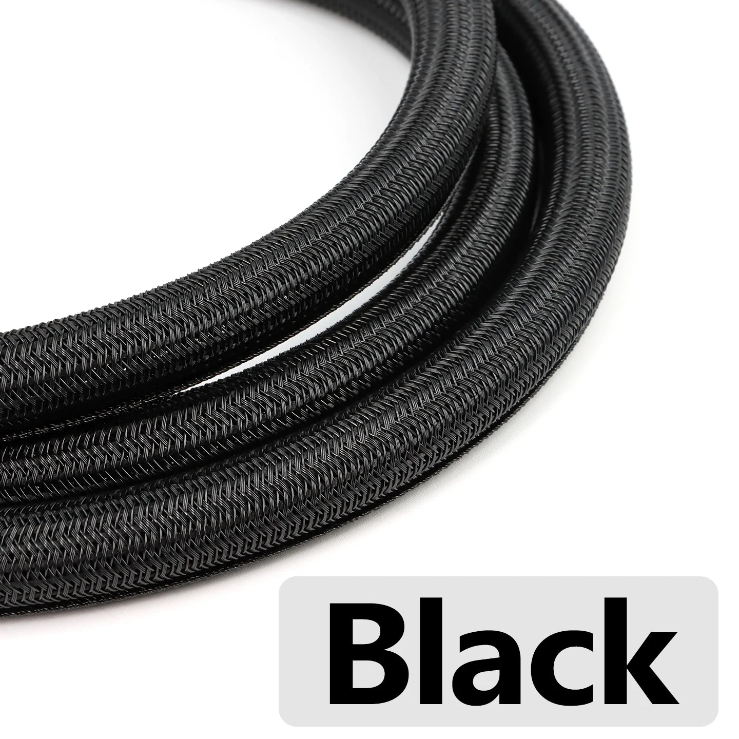5/10 Meter PET-Geflechtkabelhülle 3mm~32mm Selbstschließende Ummantelung Hoher Schutz Verschleißfeste Isolierte Ummantelung Kabelorganisator