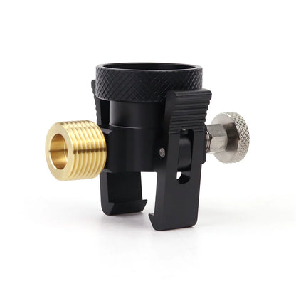 Quick Connect Soda Pink CO2-Tankzylinder (Terra DUO Art), Nachfülladapter, Ein/Aus-Adapter mit Entlüftungsventil, Messgerät DIN477