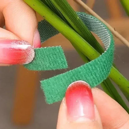 Pflanzenbinder, verstellbar, selbstklebend, für Pflanzen, Nylon, Kabelhaken, Schlaufenunterstützung, Gartenschnur, Verband, wiederverwendbare Verschlussbandstreifen