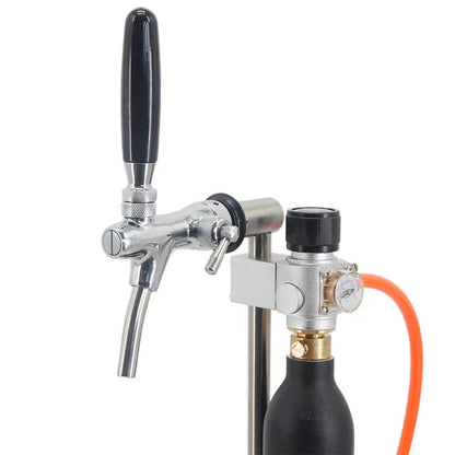 Bier Mini Fass & kommerzielles Fass Dosier set CO2 Picknick Gewindes ch neids ystem kompatibel 0,25 l tr21 * 4 Gasflasche Homebrew Kegging