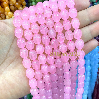 Natürliche Stein 8x12MM Unregelmäßige Raw Grün Taiwan Jade Jaspis Lose Spacer Perlen für Schmuck Machen Diy Armband zubehör 15''