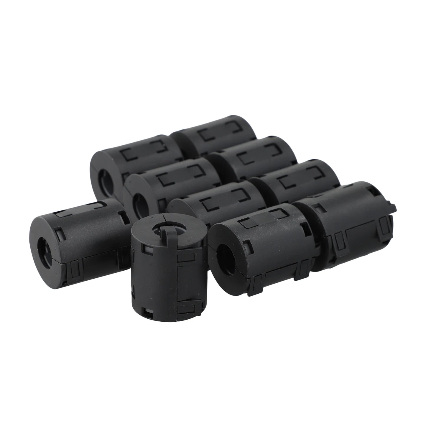 10PCS Ferrit Ring Schwarz Clip-On Ferrit Ring Noise Suppressor Kabel Klemme 13mm Ferrit Kern Schnur ring Noise Filter Draht Kabel