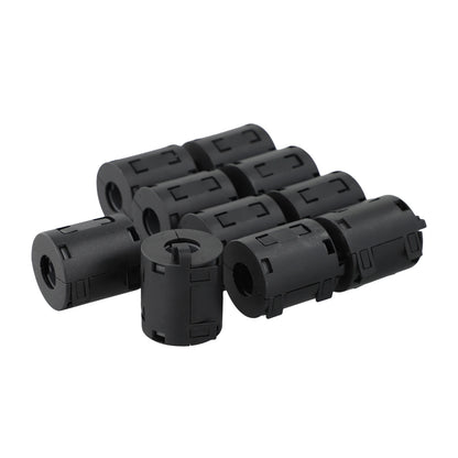 10PCS Ferrit Ring Schwarz Clip-On Ferrit Ring Noise Suppressor Kabel Klemme 13mm Ferrit Kern Schnur ring Noise Filter Draht Kabel