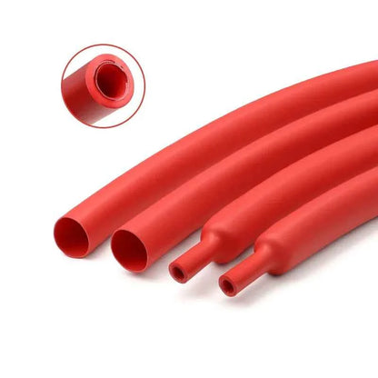 1M mit Klebstoff, doppelwandiger 3:1-Wärmeschrumpfschlauch, 1,6/2,4/3,2/4,8/6,4/7,9/9,5/12,7/30/50 mm, schrumpfbarer Schlauch, selbstklebende Drahtummantelung