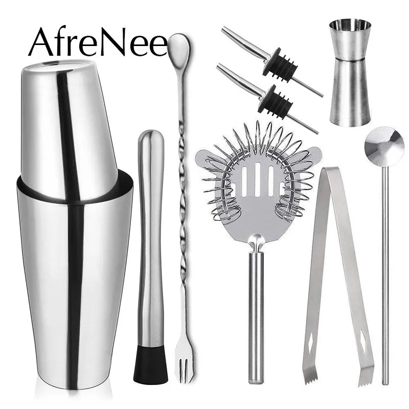 Professionelle Boston Shaker Bar Wein Tasse Barware Werkzeuge Barkeeper Kit Edelstahl Cocktail Mixer Martini Cocktail Shaker Set