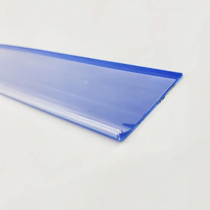 H4cm Lange Kunststoff-PVC-Regal-Datenstreifen, Preiskartenhalter, Klebeband, Warenbeschriftungsschild, Etikettenanzeige, 1 Packung